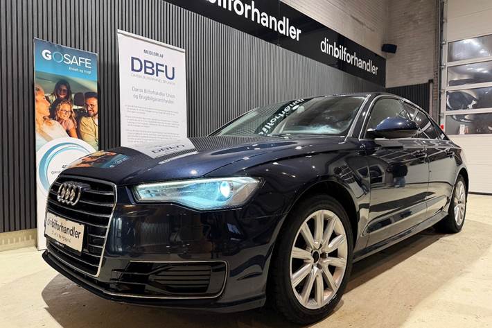 Grøn Audi A6 fra 2015