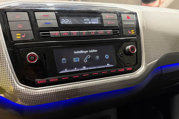 Hvid VW E-UP! fra 2017