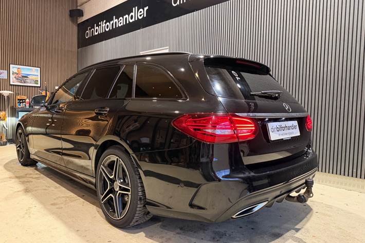 Sort Mercedes C220 d fra 2019