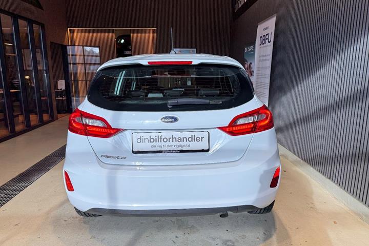 Hvid Ford Fiesta fra 2018