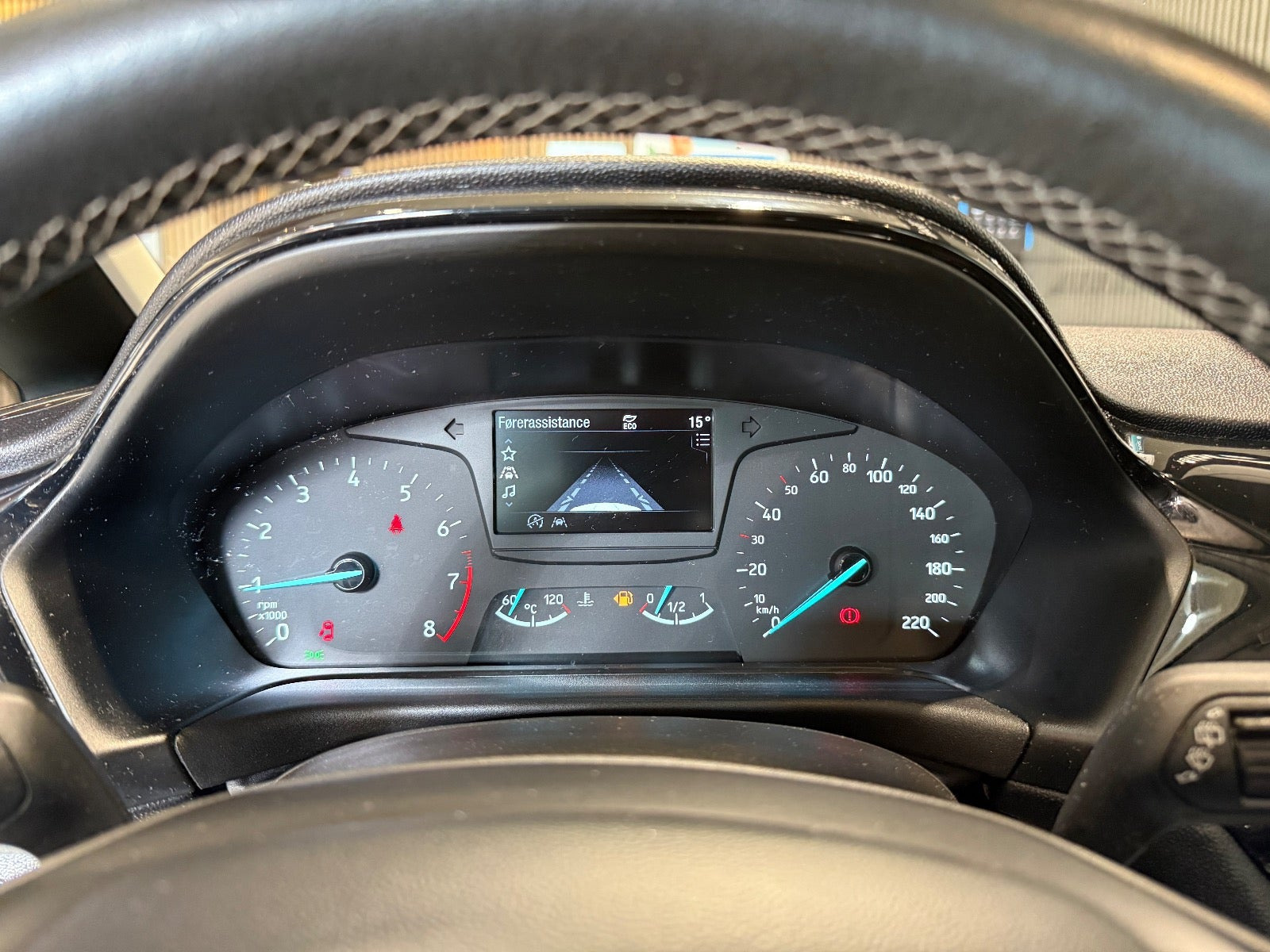 Hvid Ford Fiesta fra 2018