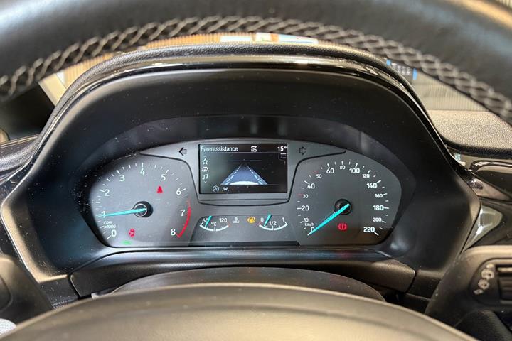 Hvid Ford Fiesta fra 2018