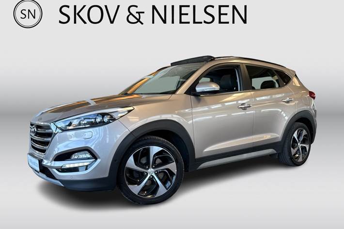 Beige Hyundai Tucson fra 2017