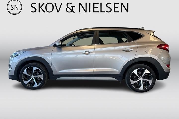 Beige Hyundai Tucson fra 2017