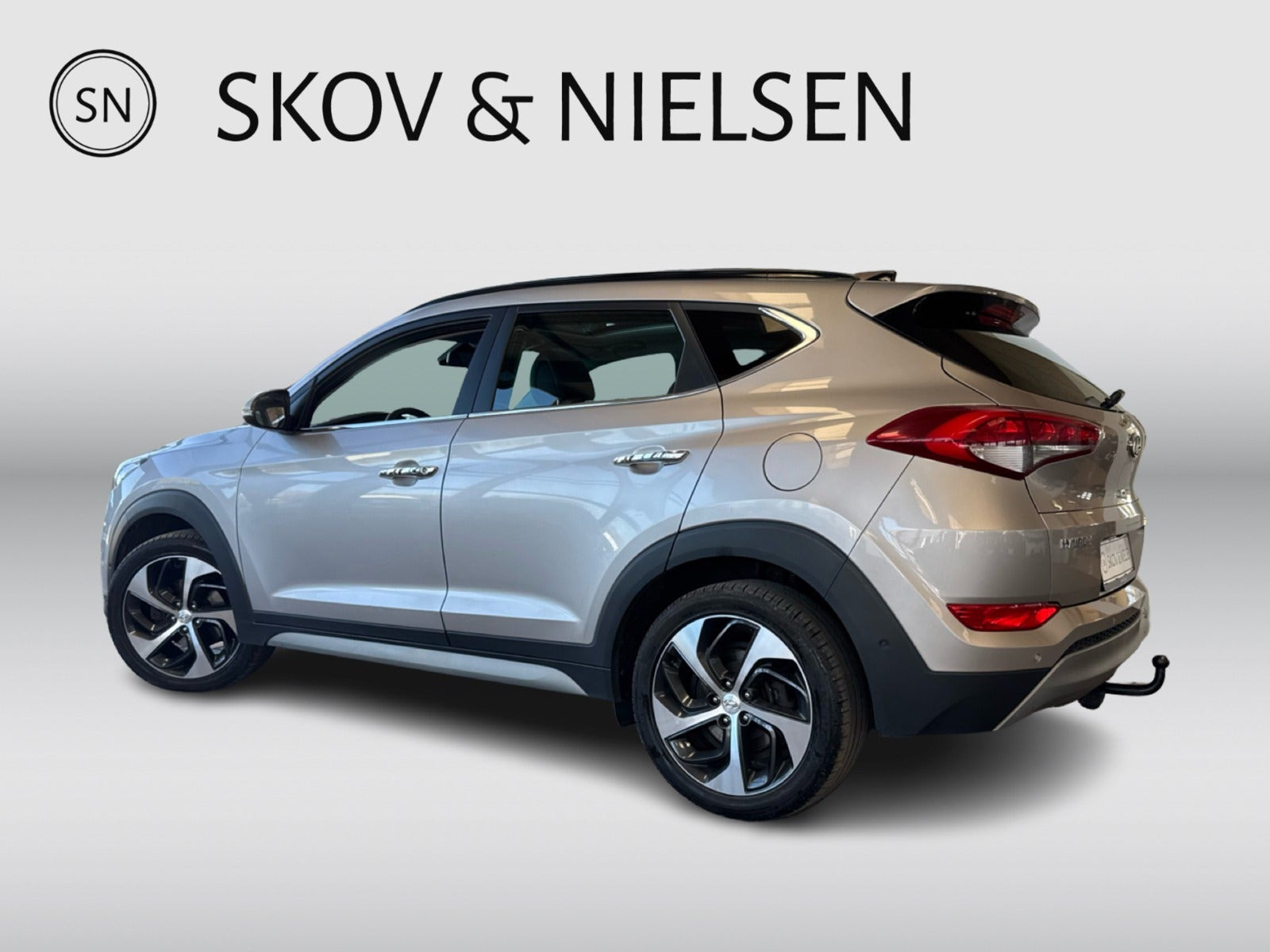 Beige Hyundai Tucson fra 2017