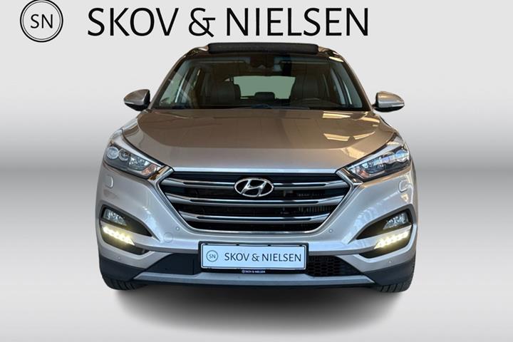 Beige Hyundai Tucson fra 2017