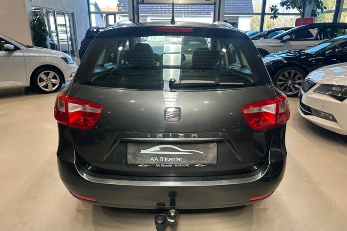 Grå Seat Ibiza fra 2010