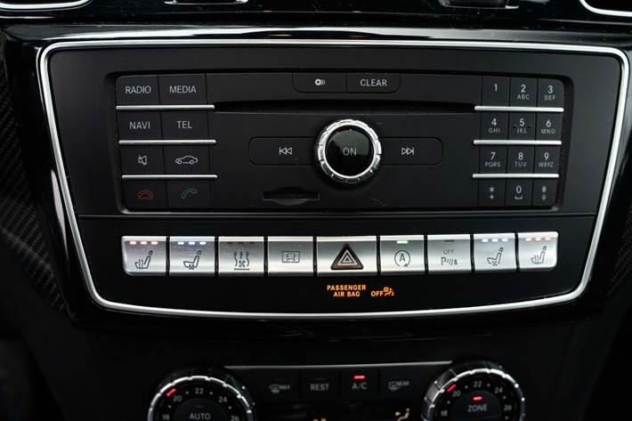 Sort Mercedes GLE63 fra 2016