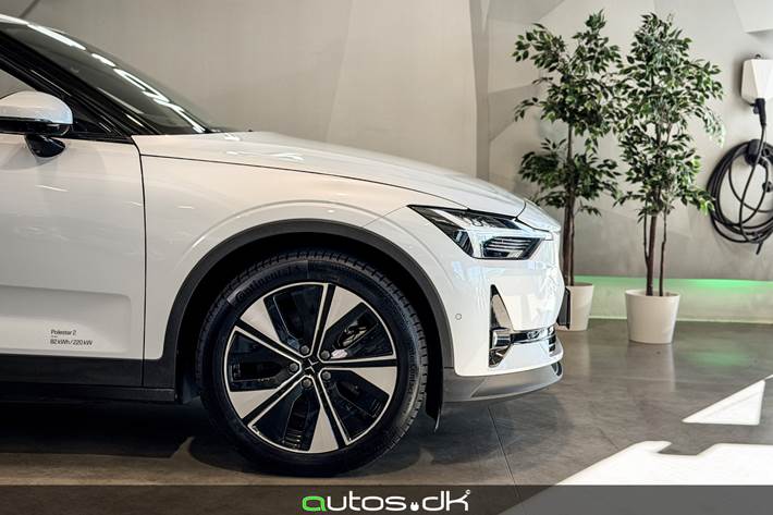 Hvid Polestar 2 fra 2024