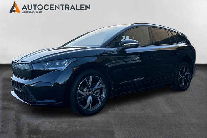 Sort Skoda Enyaq fra 2025