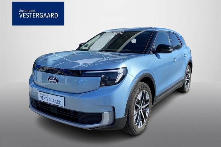 Blå Ford Explorer fra 2024 set udefra