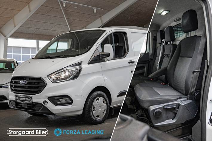 Hvid Ford Transit Custom 280 L1 fra 2021