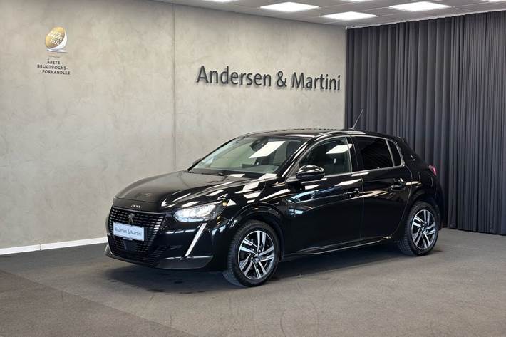 Sort Peugeot 208 fra 2020