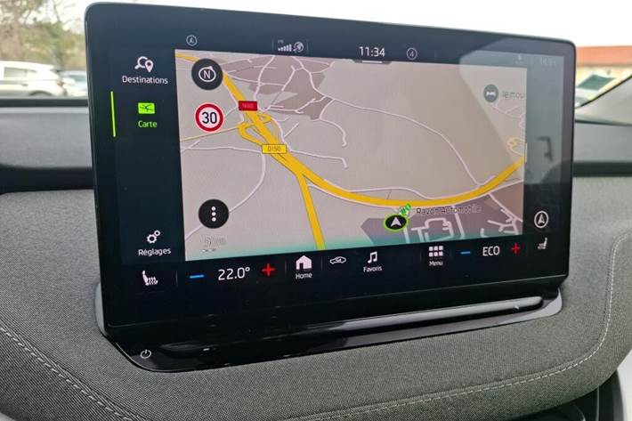 Sort Skoda Enyaq fra 2023