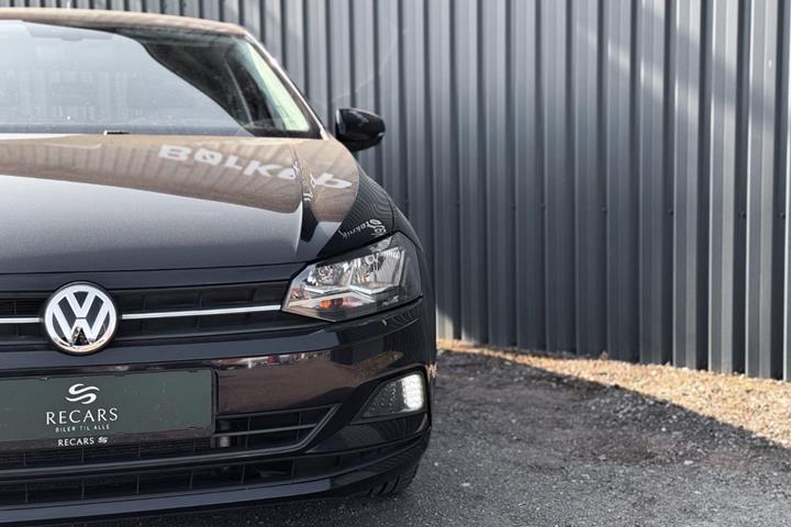 Sort VW Polo fra 2018