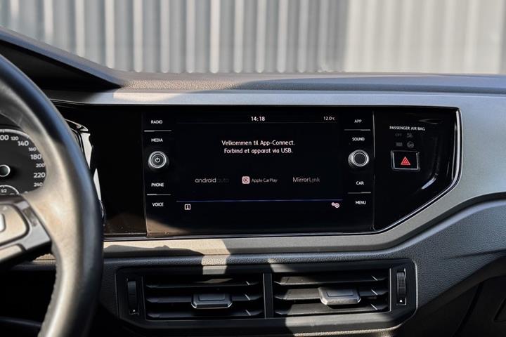 Sort VW Polo fra 2018