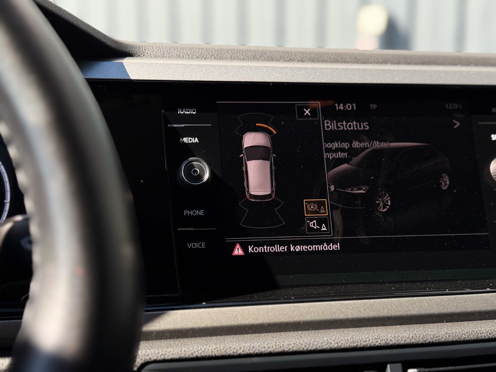 Sort VW Polo fra 2018