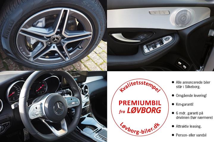 Blå Mercedes GLC43 fra 2018