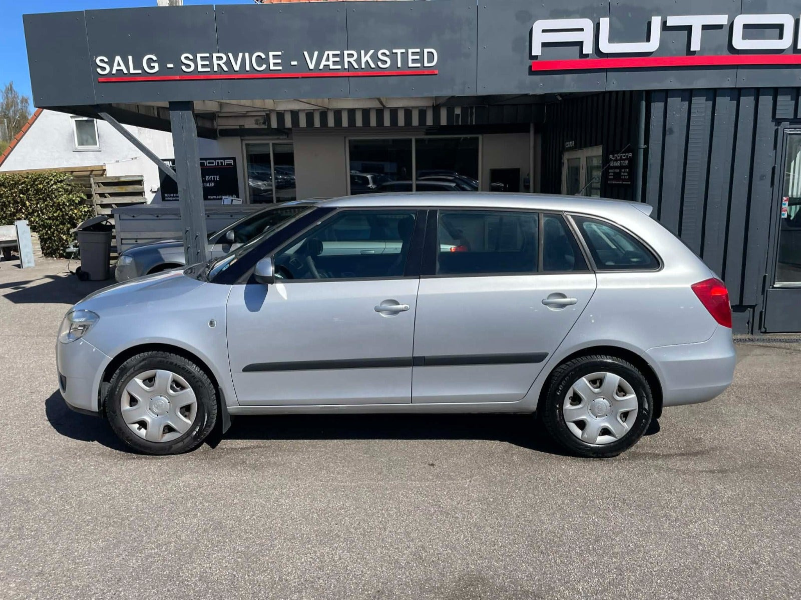 Sølv Skoda Fabia fra 2008