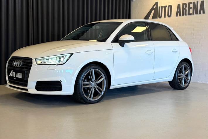 Hvid Audi A1 fra 2016