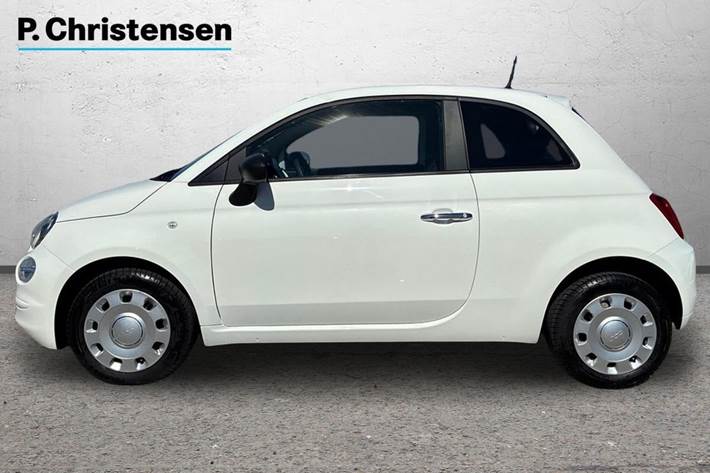 Hvid Fiat 500 fra 2024
