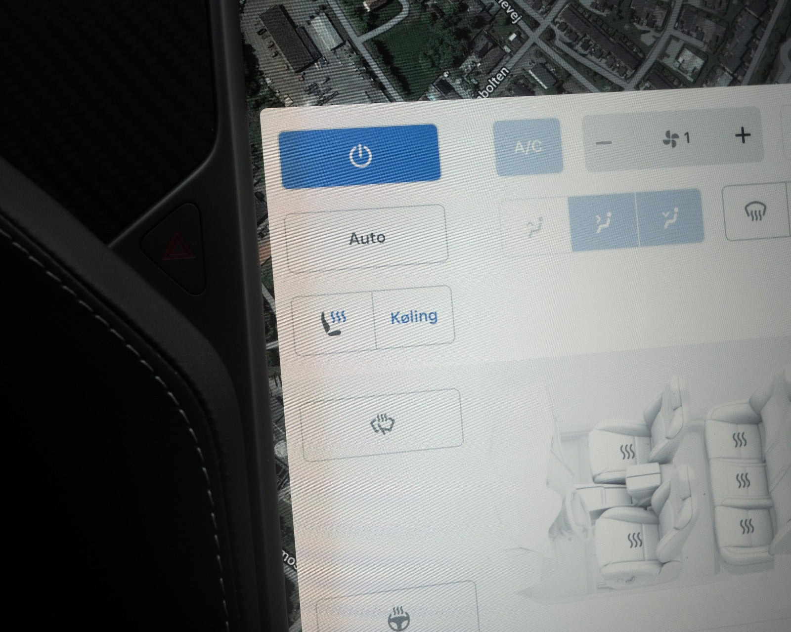 Sort Tesla Model S fra 2018