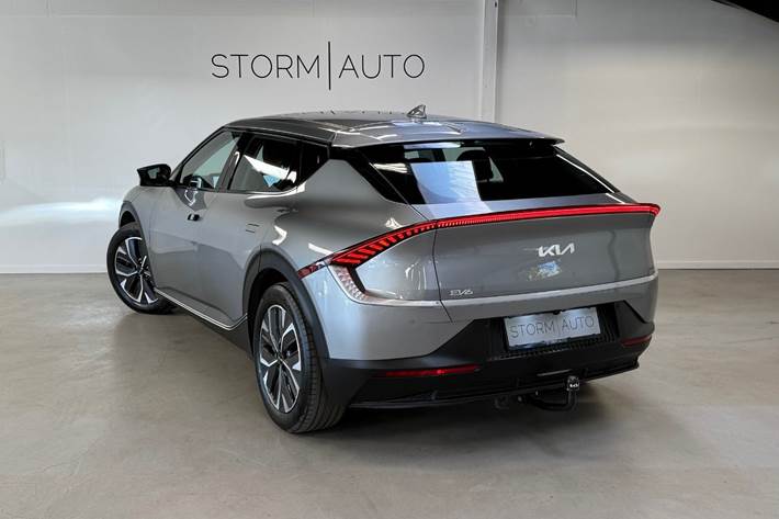 Sølv Kia EV6 fra 2022