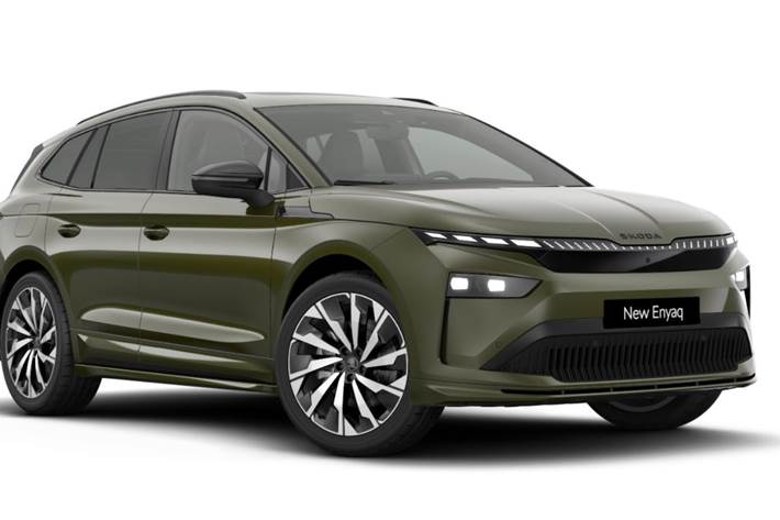 Grøn Skoda Enyaq fra 2026
