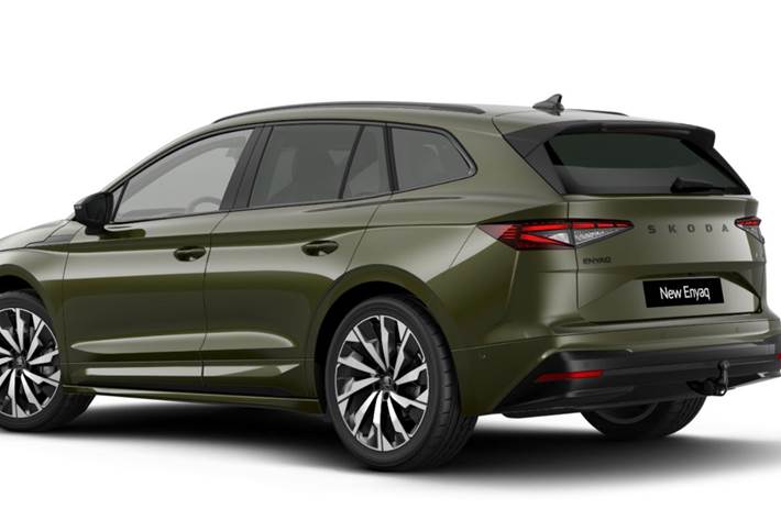 Grøn Skoda Enyaq fra 2026