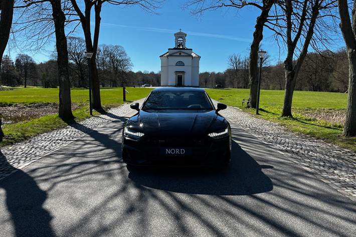 Grøn Audi A7 fra 2018