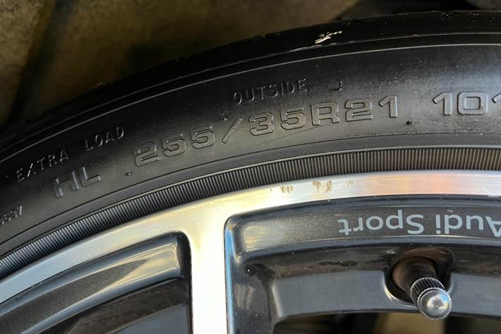 Grøn Audi A7 fra 2018