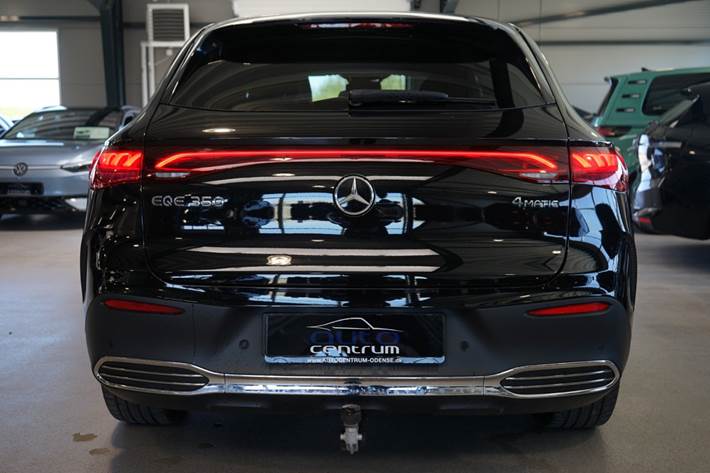 Sort Mercedes EQE350 SUV fra 2024
