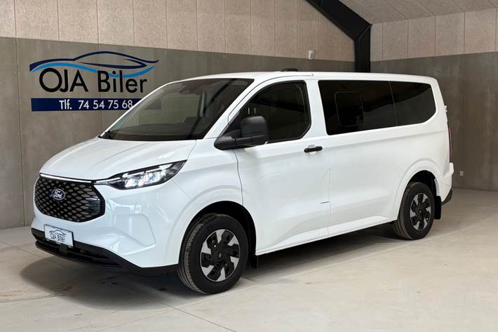 Hvid Ford E-Transit Custom Kombi 340 L1 fra 2026