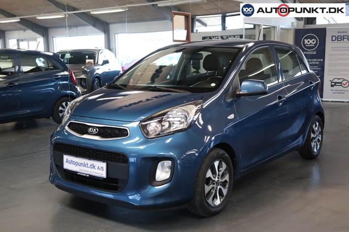 Blå Kia Picanto fra 2017