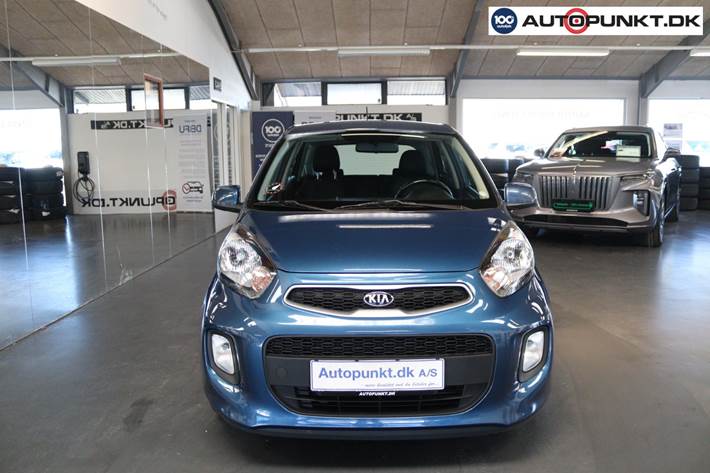 Blå Kia Picanto fra 2017