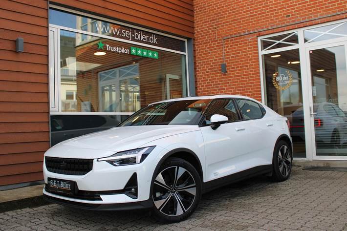 Hvid Polestar 2 fra 2023