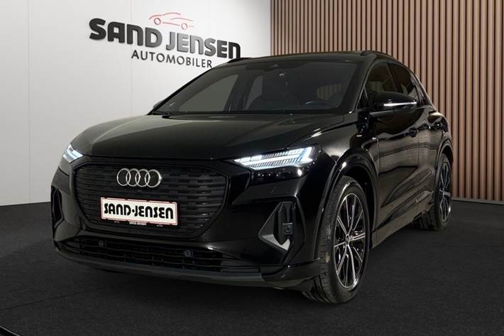 Sort Audi Q4 e-tron fra 2024