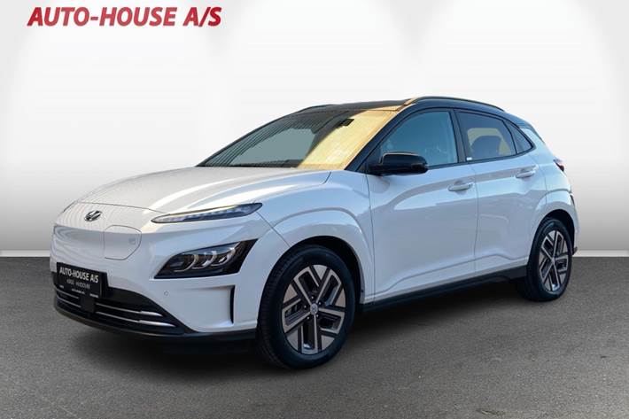 Hvid Hyundai Kona fra 2021