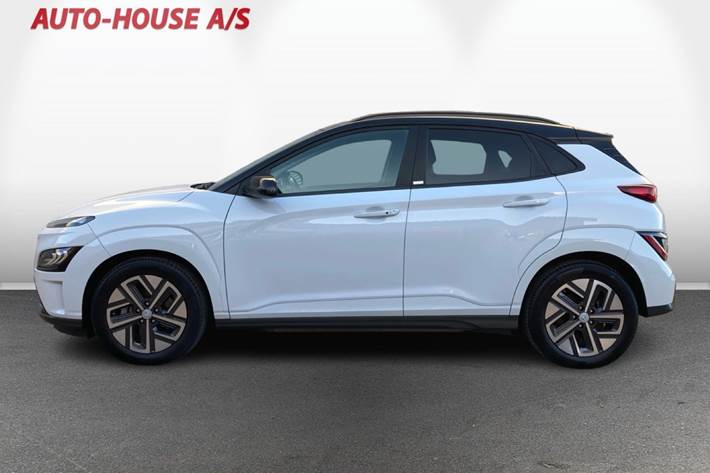 Hvid Hyundai Kona fra 2021