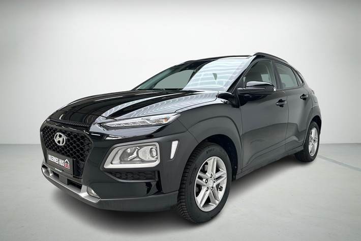 Sort Hyundai Kona fra 2019 set udefra