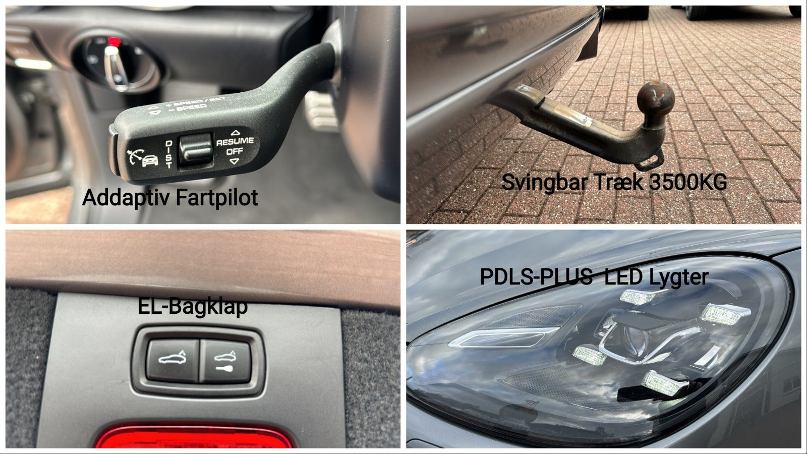 Grå Porsche Cayenne S fra 2016