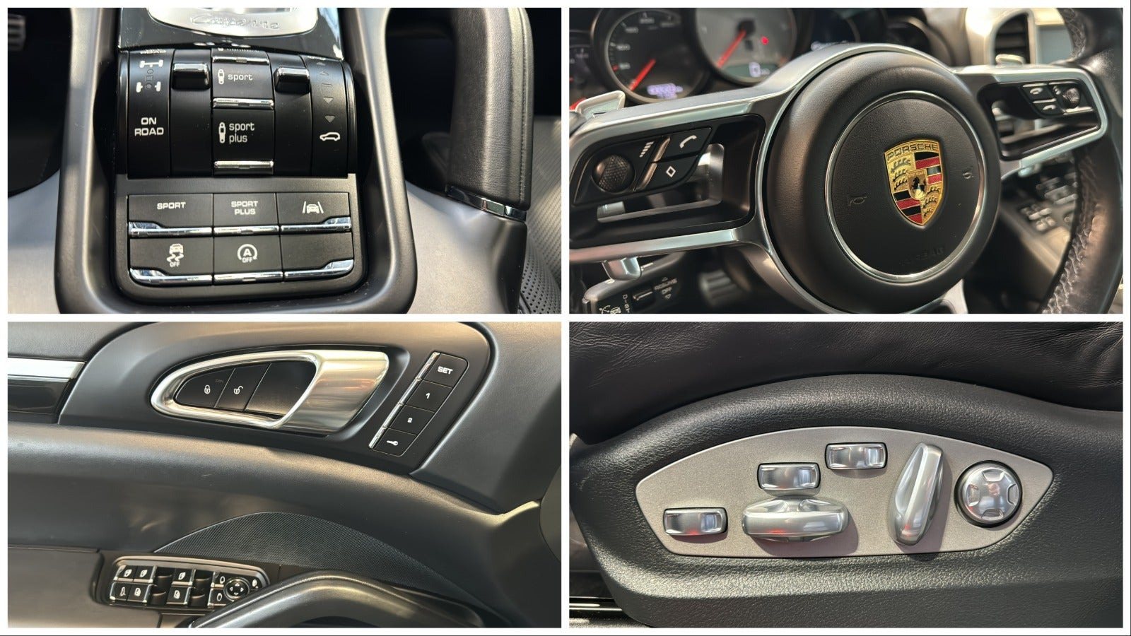 Grå Porsche Cayenne S fra 2016