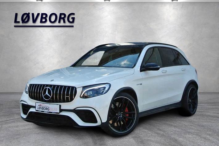 Hvid Mercedes GLC63 fra 2018