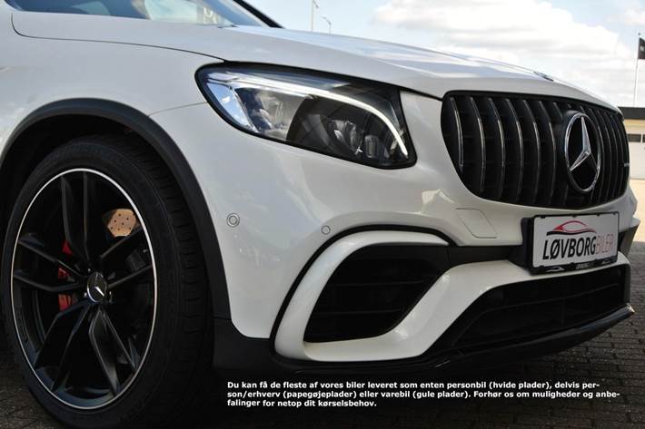 Hvid Mercedes GLC63 fra 2018