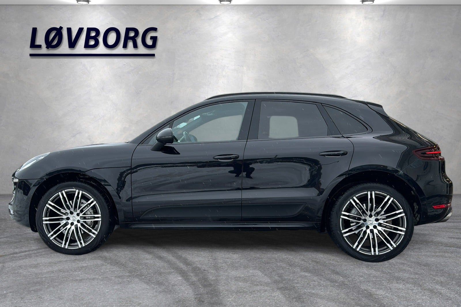 Sort Porsche Macan S fra 2016