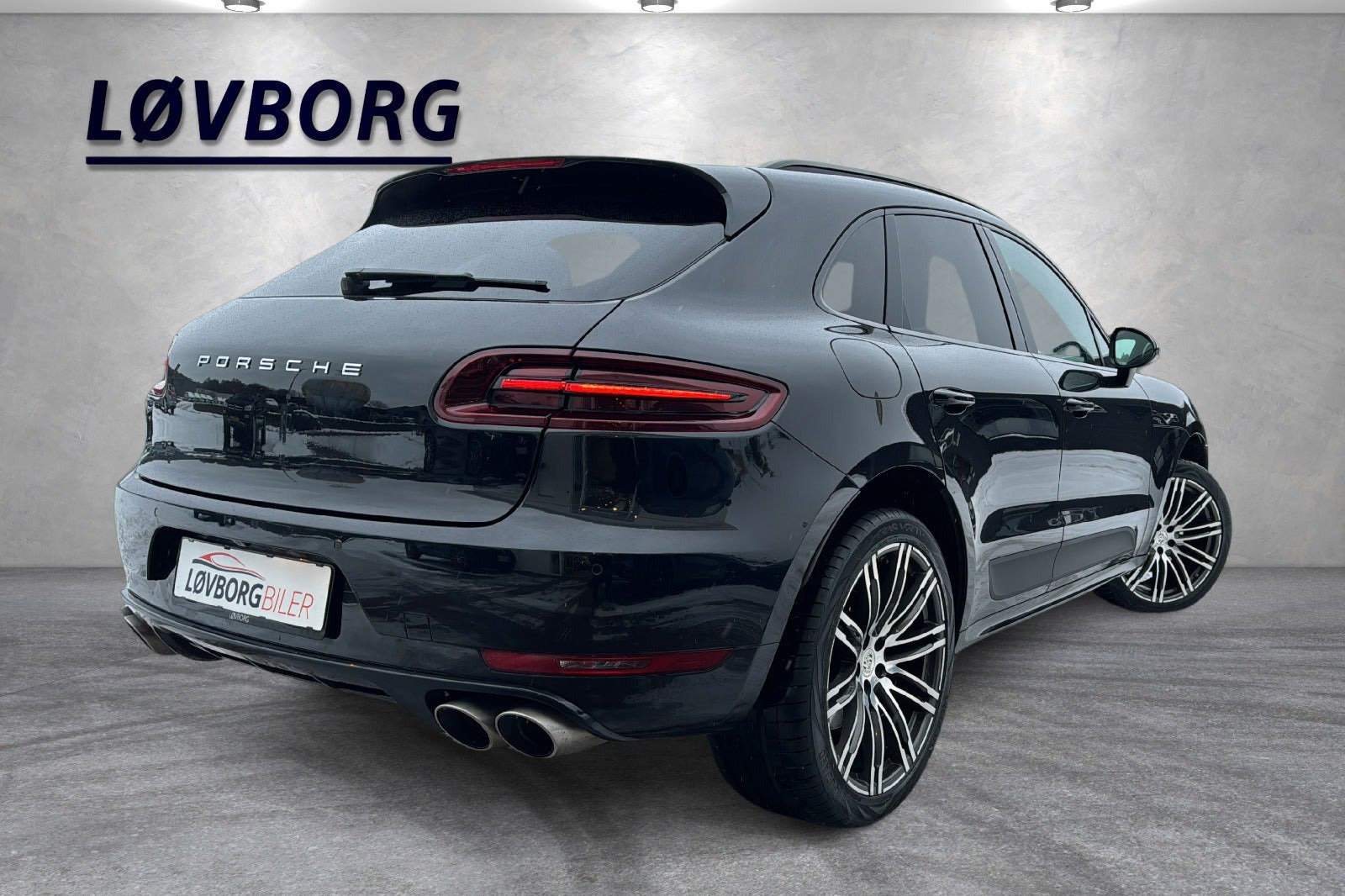 Sort Porsche Macan S fra 2016