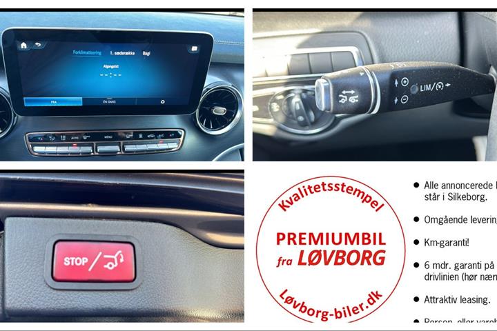 Grå Mercedes EQV300 fra 2023