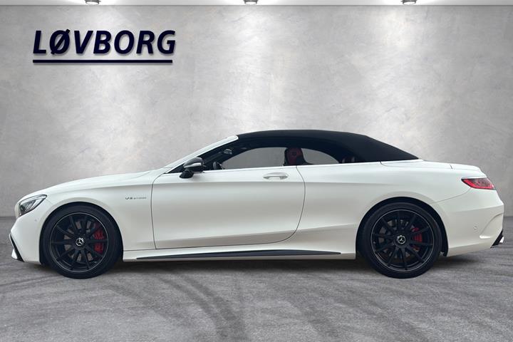 Hvid Mercedes S63 fra 2016
