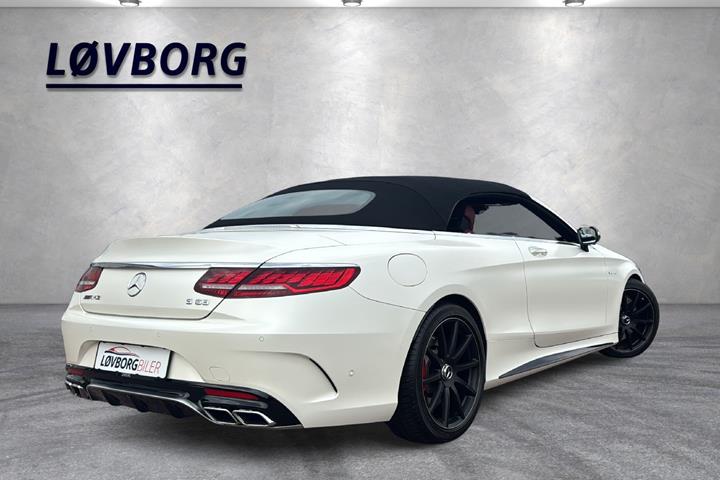 Hvid Mercedes S63 fra 2016