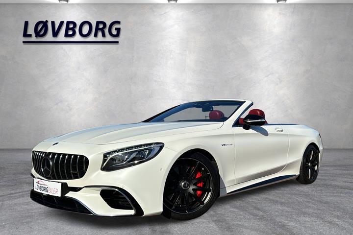 Hvid Mercedes S63 fra 2016